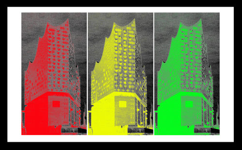 Alexander von Vielfalt, Elbphilharmonie, Pop Art - im Warhol-Stil