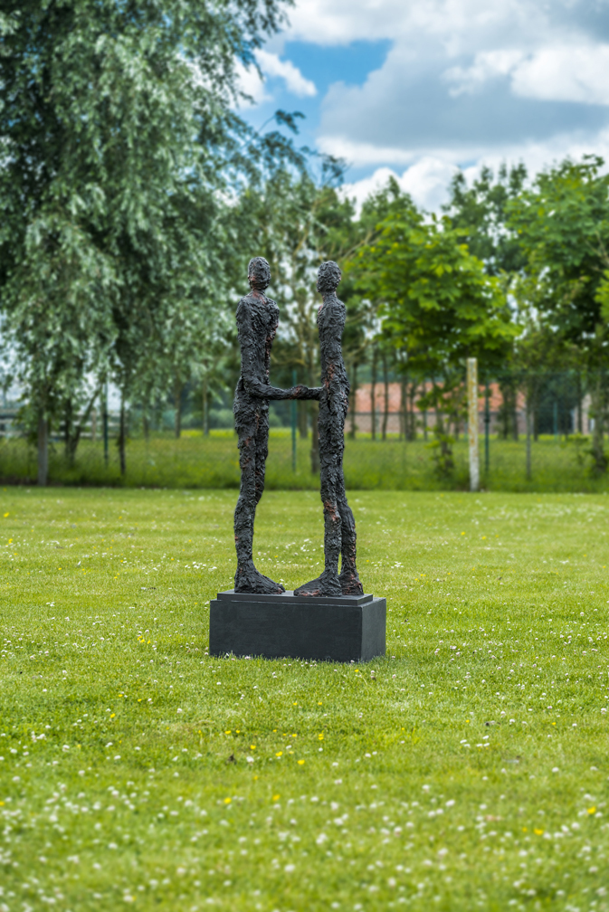 Ann Vrielinck, to Greet, Skulptur in Bronze