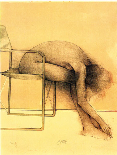 Bruno Bruni, La sedia, Grafik