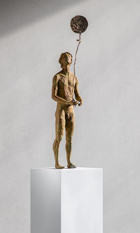 Raffaella Benetti, Time , Bronzeskulptur