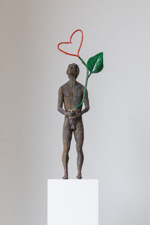 Raffaella Benetti, Love , Bronzeskulptur
