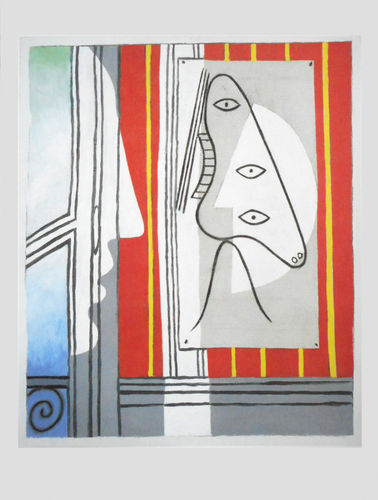 Pablo Picasso, Figur und Profil, Limitiert, Rives-Bütten